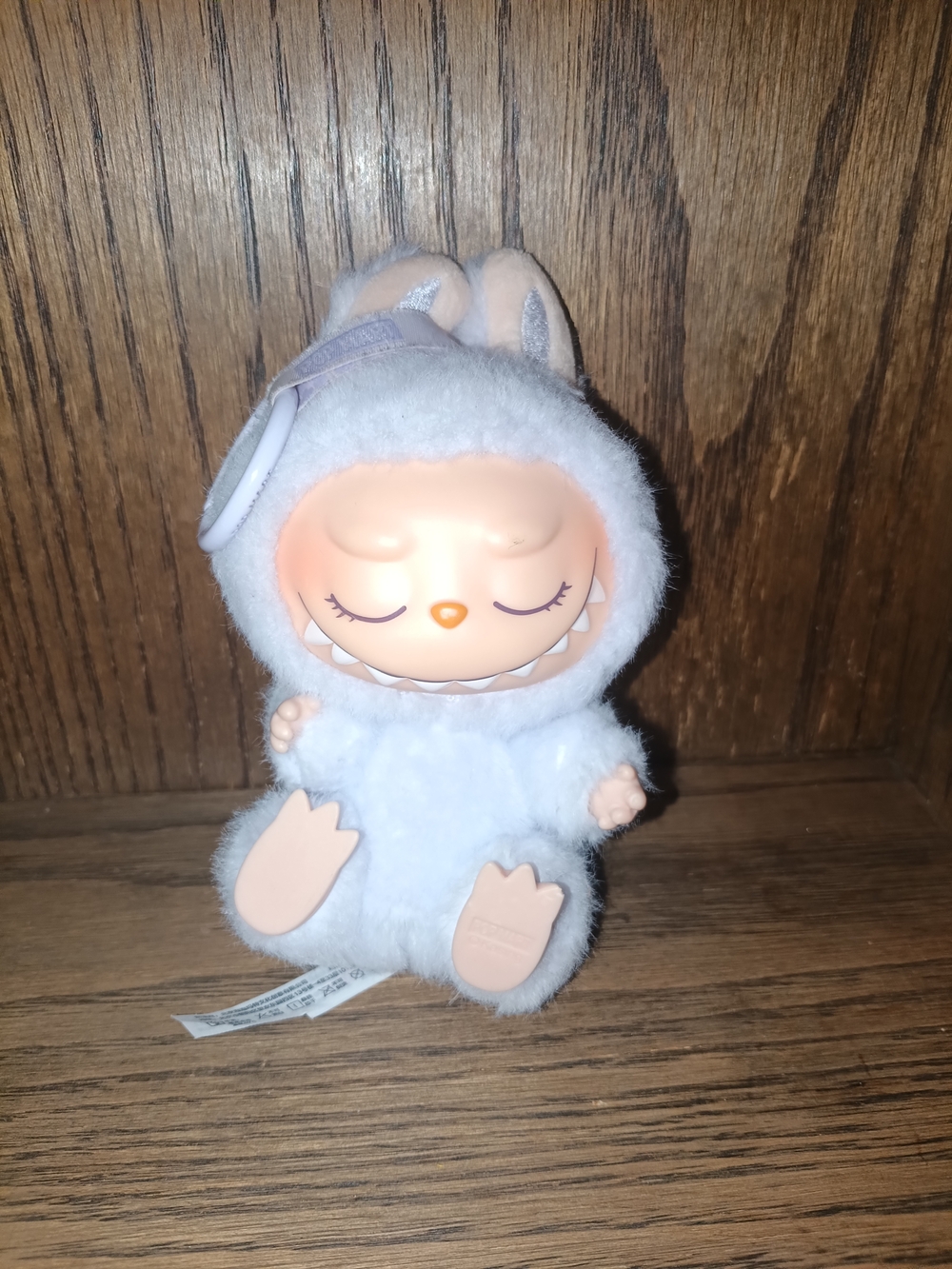 Source Unknown White Plush Bunny Monster Figure